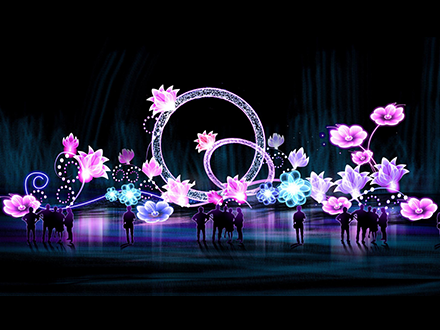 圣诞主题灯光-浪漫花韵