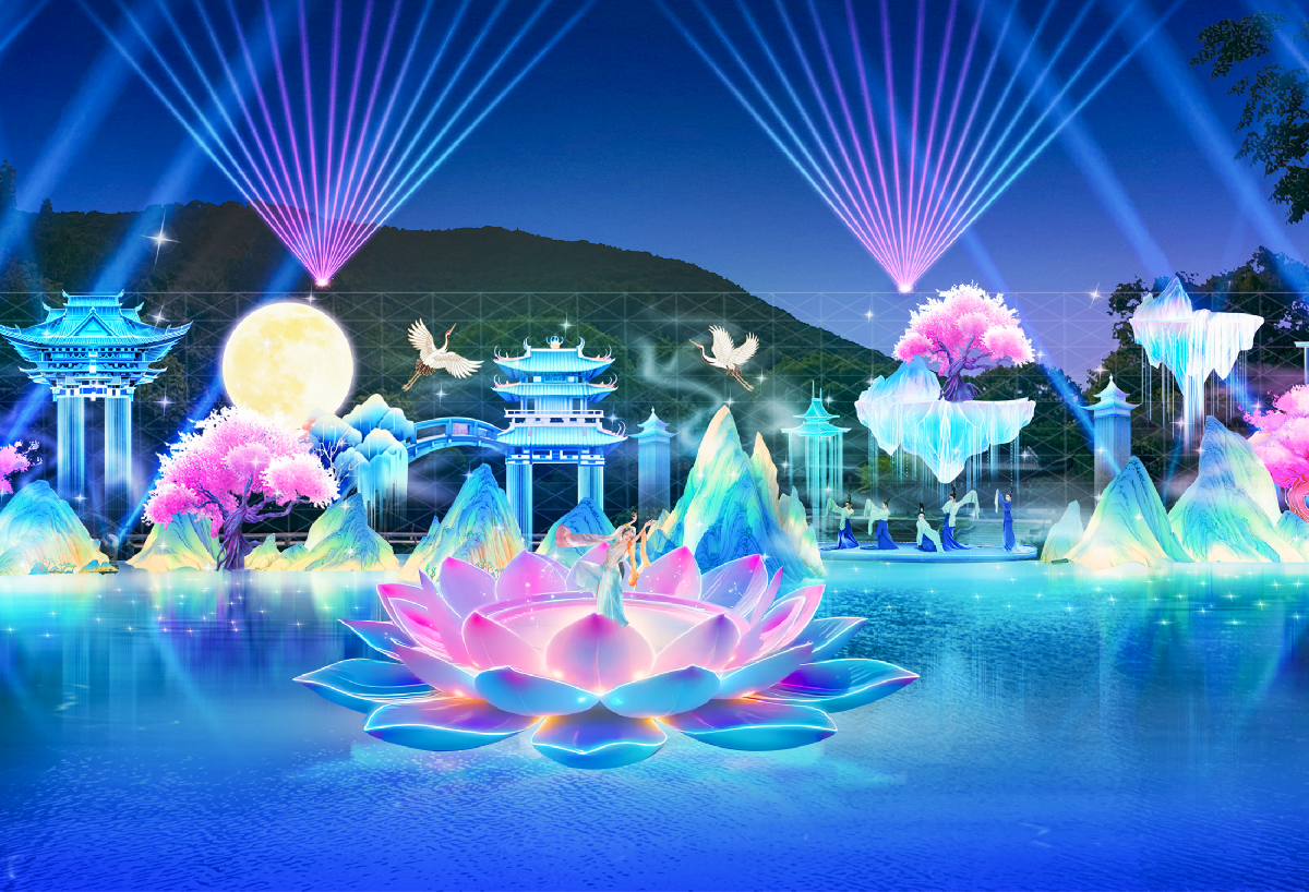 水上舞台文旅灯光